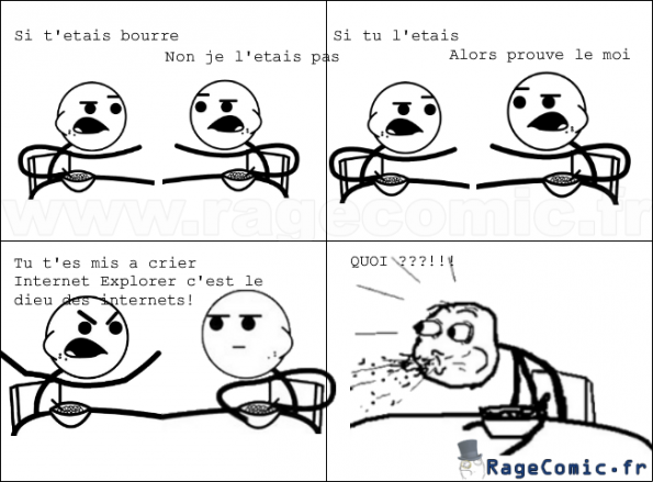 Le fan d'Internet Explorer