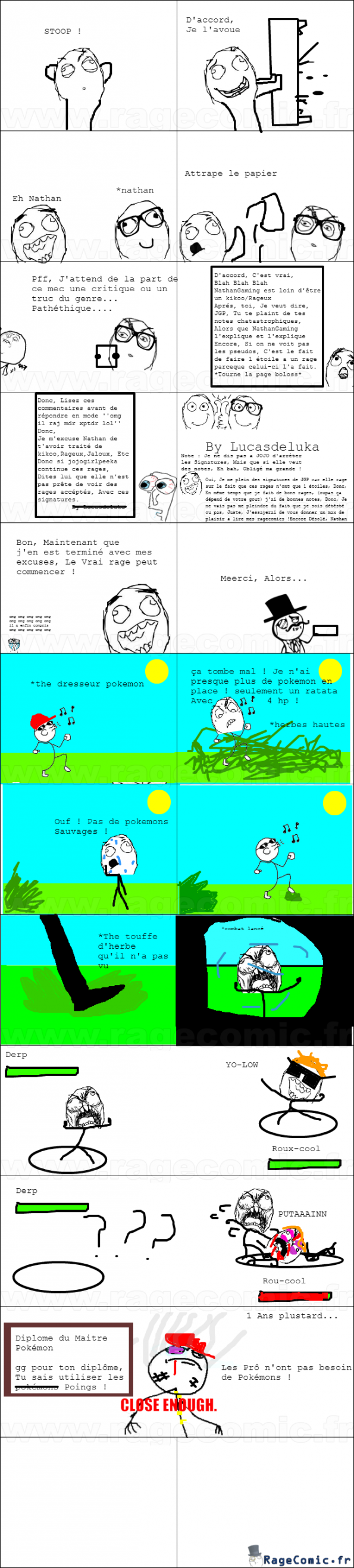 Nathan + Pokemon SANS Pokémons...