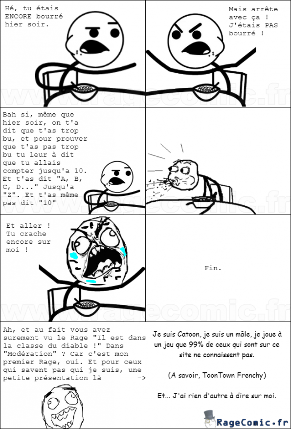 Tu étais ENCORE bourré !