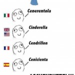 Cendrillon . Les différences linguistiques.