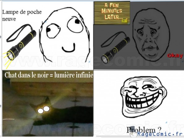 Le cat lampe de poche