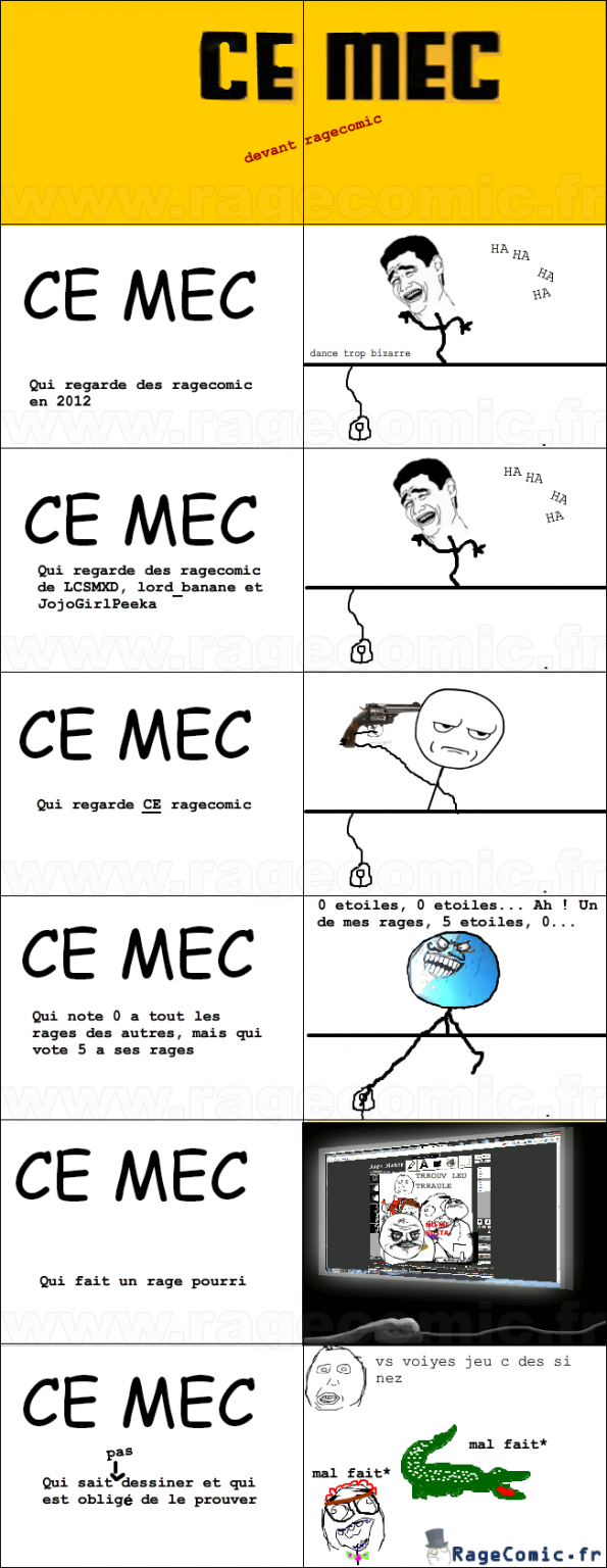 Ce mec...Devant rage comic Ce mec...Devant rage comic