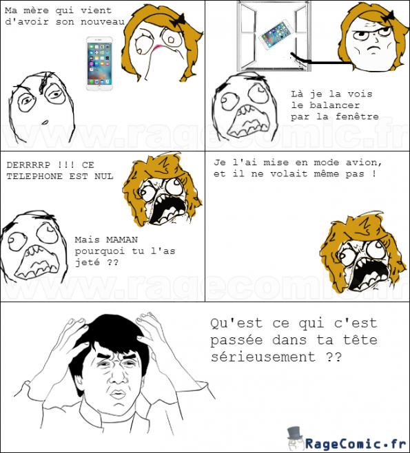 Quand ma mère à un nouveau téléphone