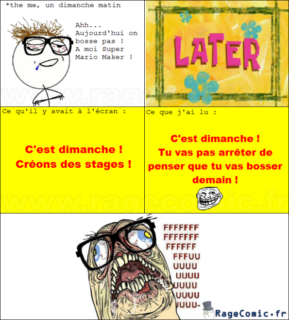 Dimanche et Super Mario Maker Dimanche et Super Mario Maker