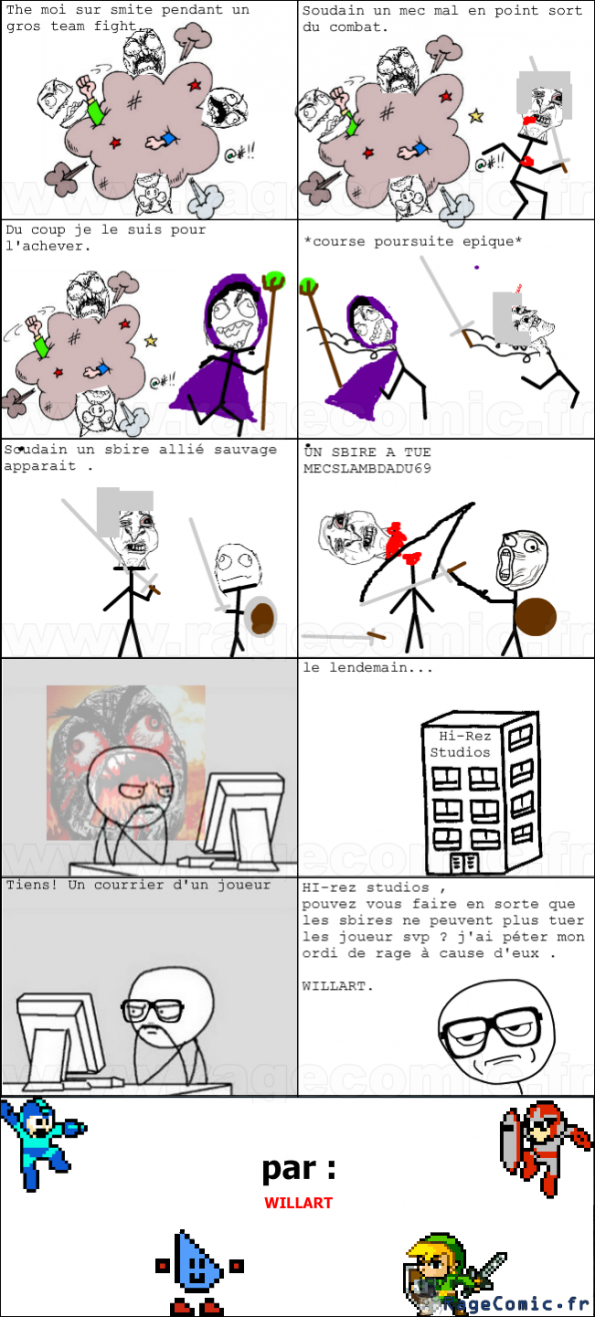 les sbires dans les mobas