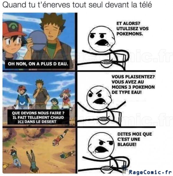 Quand je rage devant pokémon