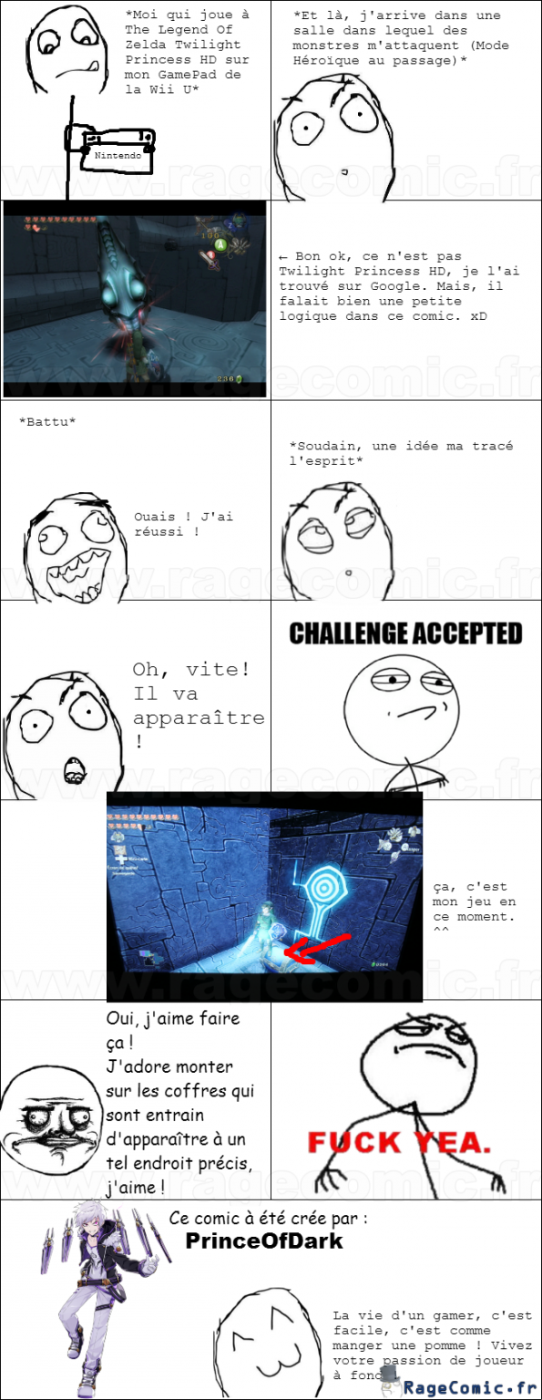 Ce que j'aime faire dans les jeux Zelda