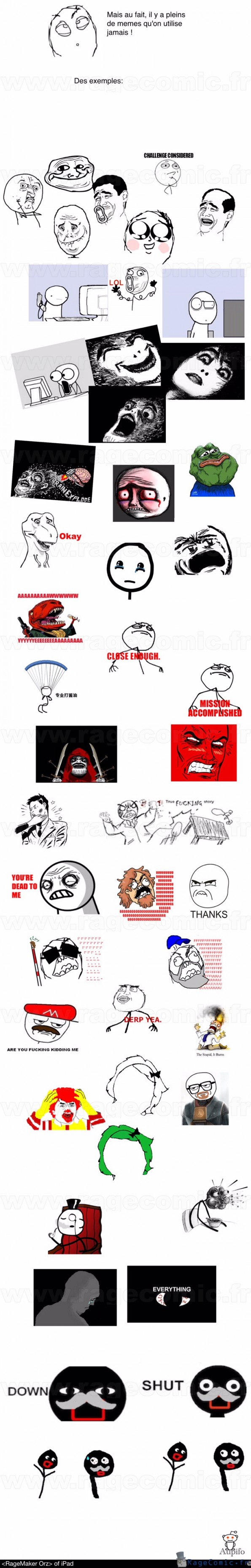 Les memes oubliés Les memes oubliés