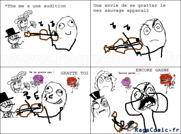 Audition pour grattage