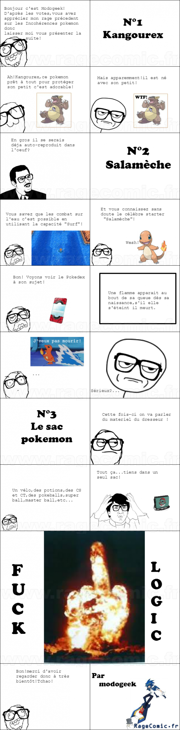 Les incohérences Pokemon (suite)