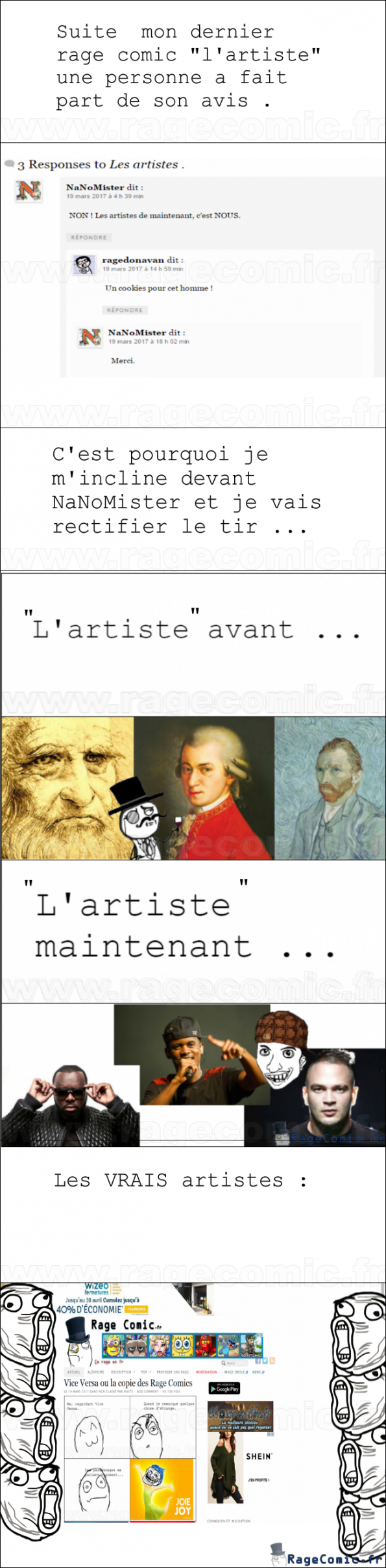 Les artistes rectifier 