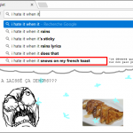 Je déteste quand...