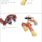 Groudon vs Braségali