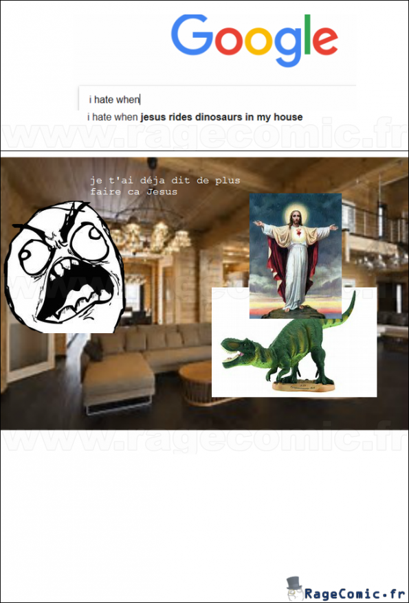 jesus + t-rex=rage