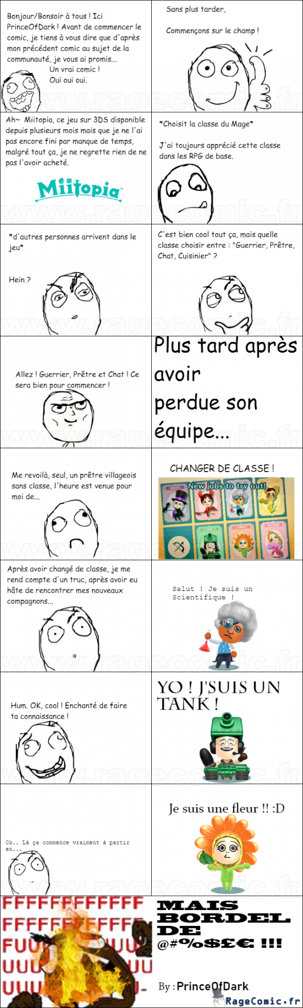 Miitopia - Les classes Miitopia - Les classes