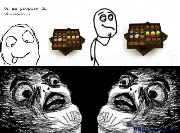 Toujours le mauvais chocolat